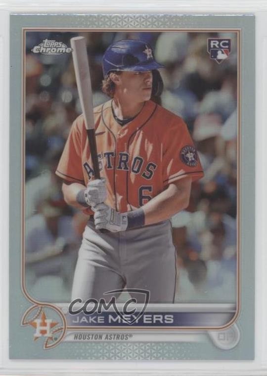 2022 Topps Chrome Sonic Refractor Jake Meyers #114 Rookie RC 1my2
