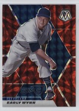 2021 Panini Mosaic Reactive Red Mosaic Prizm Early Wynn #27 HOF 0u66
