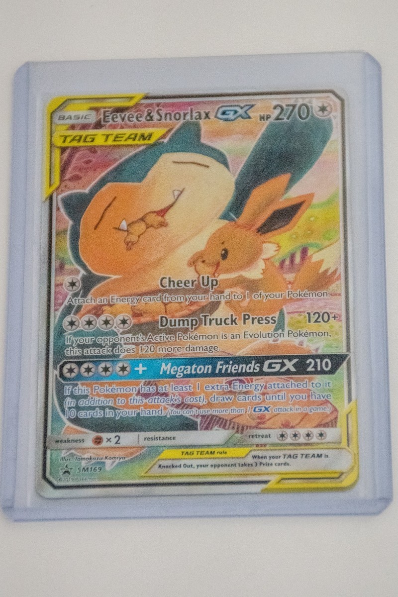 (バラ売り❌) イーブイたちまとめ売りGX HRSM5sウルトラサン 台湾語 FULL ART Eevee & Snorlax GX ULTRA RARE SM Tag Team Up SM169