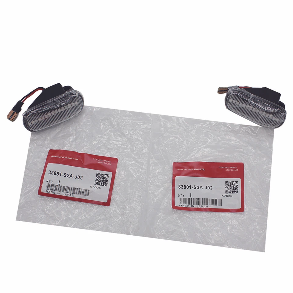 NEW For OEM Honda S2000 CR Clear Side Marker Lights S2K 33801-S2A-J02 - Imagem 3 de 4