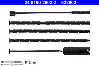 1x ATE 24.8190-2802.2 Warnkontakt Bremsbelagverschleiß für Rover MG