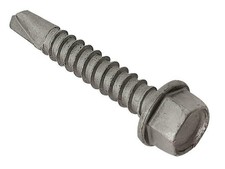 Image of Forgefix Techfast Roofing Sheet To Steel Hex Screw No.3 Tip 5.5 X 57Mm Box 100 F