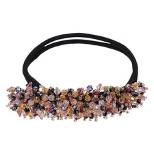 Crystal Hair Bun Maker for Women, Rhinestone Bun Donut Accessories, Elegant Jewe