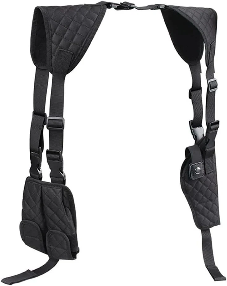Baldman Shoulder Holster Adjustable Vertical Gun Holster with Double Magazine... - Image 3 of 4