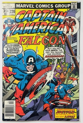 Captain America #220 VF- Ameridroid Marvel 1978