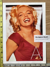 Marilyn Monroe In Red Dress Smiling Scene Book Photograph