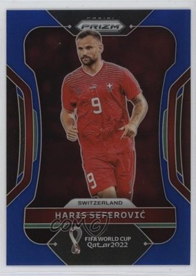 2022 Panini Prizm World Cup Qatar Blue Prizm 41/299 Haris Seferovic #263 12n6