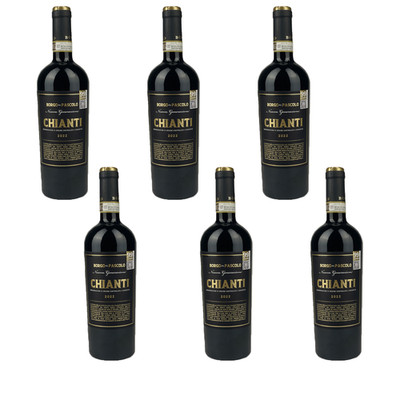 Borgo al Pascolo Chianti DOC, trocken, sortenreines Weinpaket (6x0,75l)