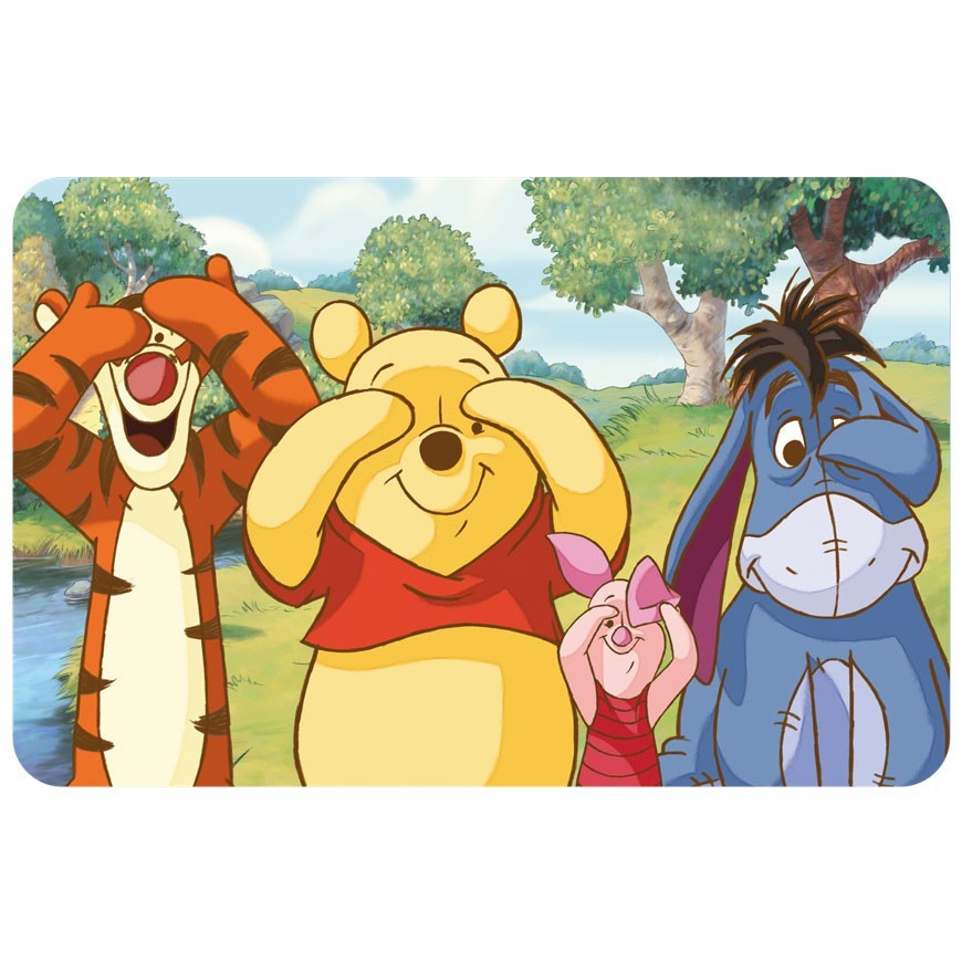 Disney Winnie the Pooh Children's Placemat 43 x 28 cm Kids Table Mat - Piglet