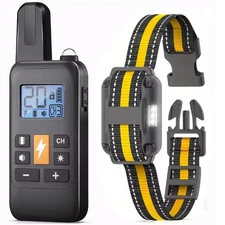 3300 FT Remote Dog Shock Collar Training Rechargeable Waterproof LCD Pet Trainer