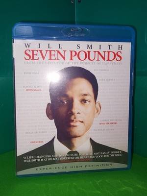 CIB w/ Insert - Seven Pounds (Blu-ray, 2008, Columbia Pictures) Will Smith