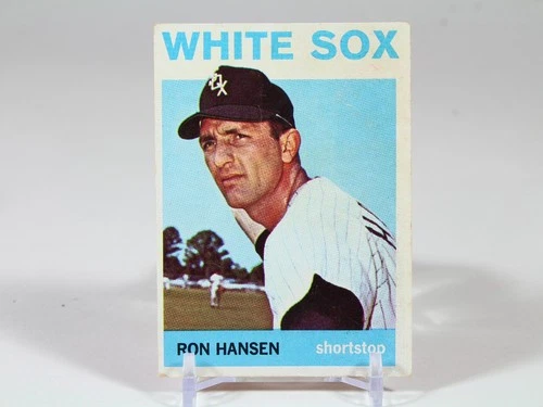 1964 Topps #384 Ron Hansen baseball card. Chicago White Sox. VG