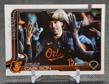 Dylan Carlson 2025 Topps Update Golden Mirror Image Variation SSP #US181 Orioles