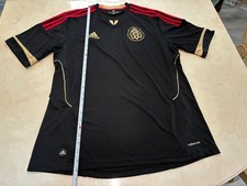 Authentic Black Adidas Mexico Seleccion 2011 Futbol Soccer Away Jersey Size L 