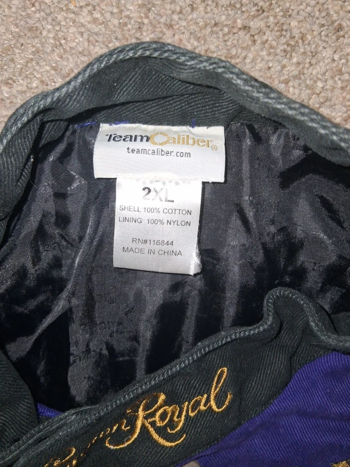 Mens Size XL Jacket RARE Crown Royal Racing Jacket High Quality Purple Ford - Image 4 of 4