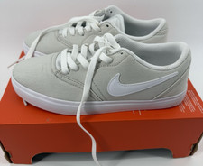 Zapatilla deportiva Nike SB Check Canvas (GS) hueso claro/blanco talla 5,5 juvenil 905373-002 nueva en caja