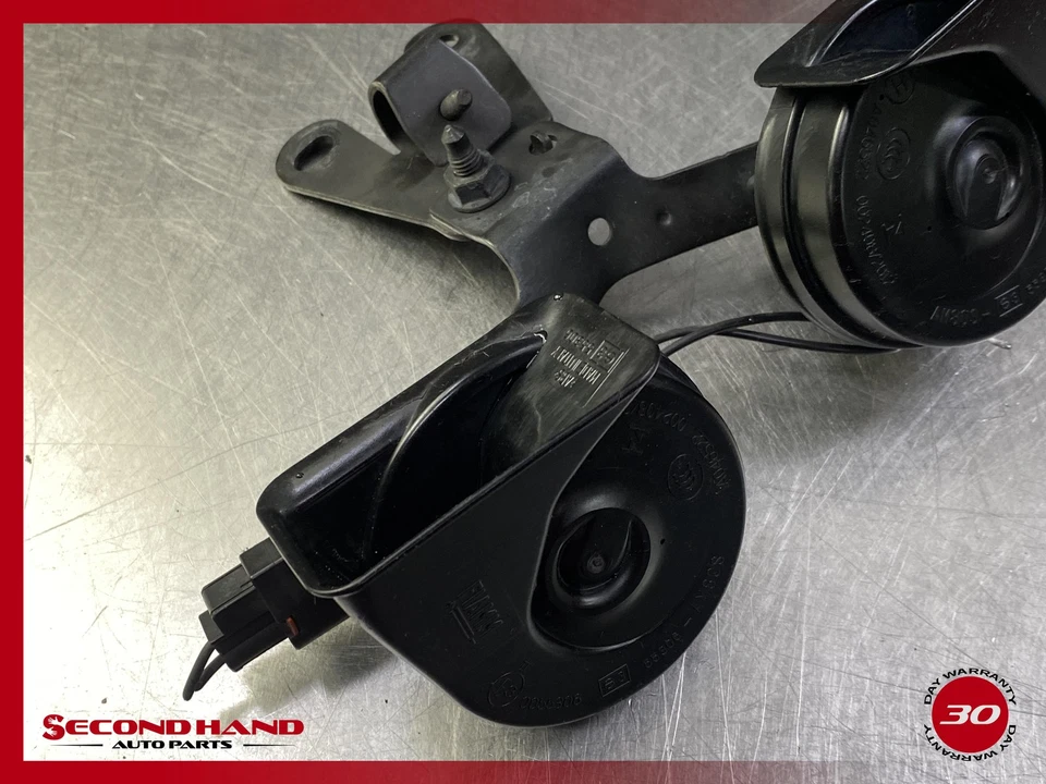 2009-2015 JAGUAR XF HIGH AND LOW TONE HORN SET OEM 2010 2011 2012 2013 2014 - Image 2 of 4