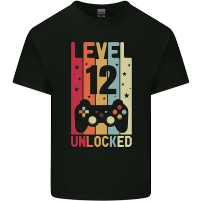 Gildan 12. Geburtstag Level Up Gaming Kinder T-shirt 12 Jahre