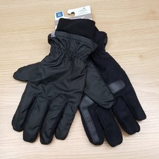 ISOTONER Gloves Mens XL Black Over the Wrist Lined Touchscreen Water Repel