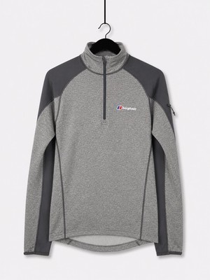 BERGHAUS 1/4 ZIP Top - Small - Grau - Guter Zustand - Herren