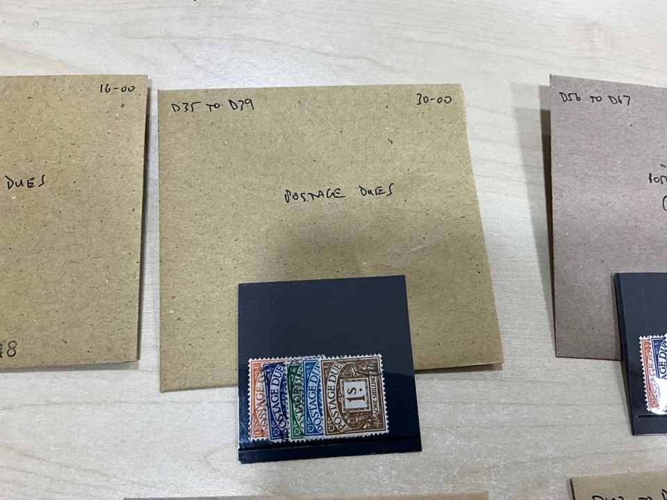 GB Postage Dues Mint & Used 6 set # 70 — 第 3/4 张图片