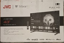 JVC LT-43CT450 43 Smart Full HD HDR LED TV Freeview Play