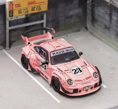 PORSCHE 911 - RWB 993 GT Wing - #23  - pink - STAR 1:64