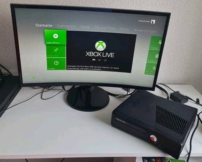 Microsoft Xbox 360 S Slim Konsole Komplett  getestet-Händler 