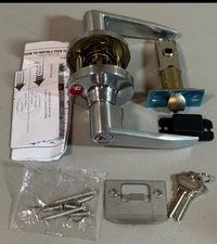 Privacy Indicator Lever Lock Inuse or Vacant Occupied Bathroom Door Handle NEW