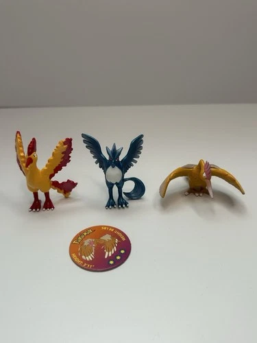 Pokemon Articuno Moltres Fearow Figure Lot Vintage Gen 1 PVC Mini Figures #13