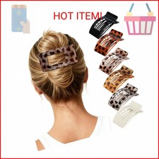 Artchita French Flat Hair Clips for Women 6pcs Hair Claw Clips for Thick or Thin