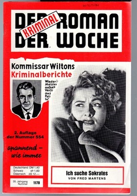 KOMMISSAR WILTON  Nr. 1178 / ICH SUCHE SOKRATES
