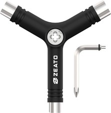 All-in-One Skate Tools Multi-Function Portable Skateboard T Tool Accessory with