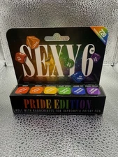 Creative Conceptions Sexy 6 Pride Edition Spanish Dice Game, New