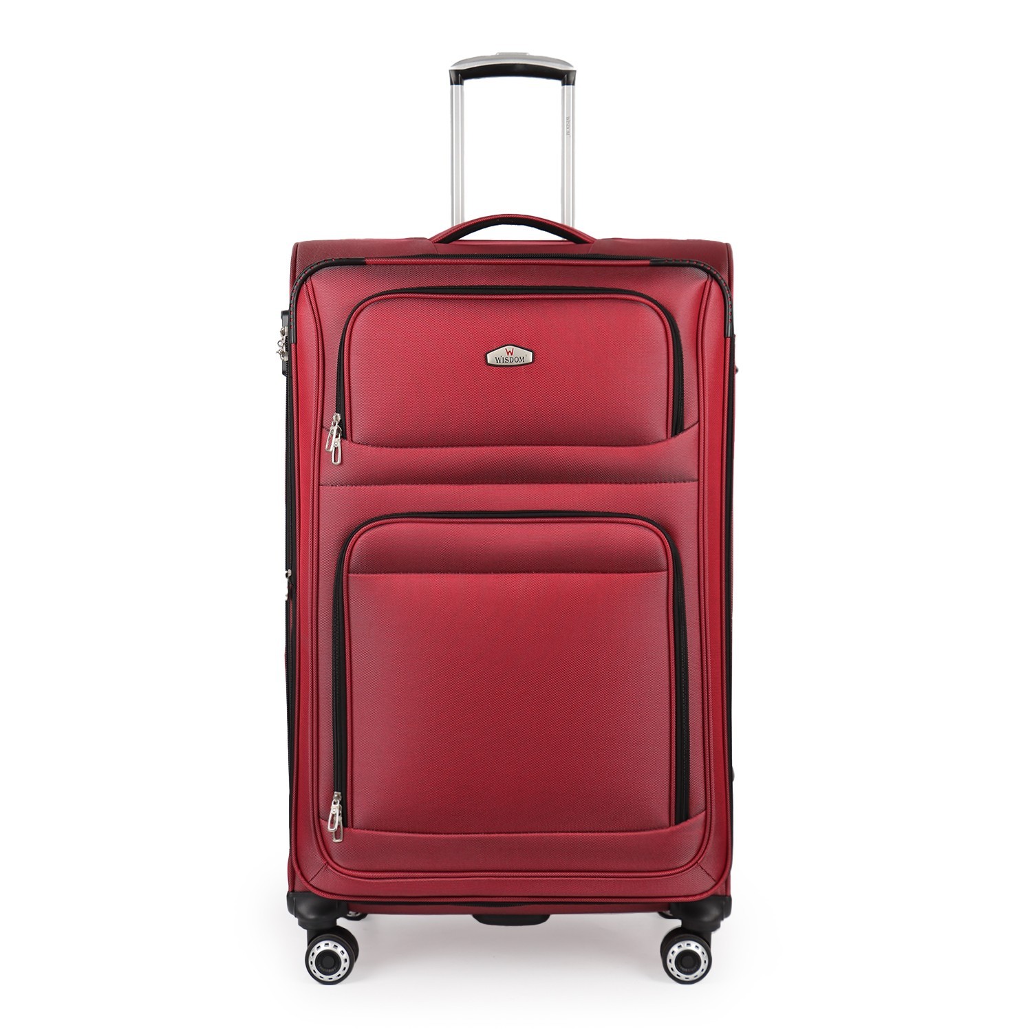Lightweight Soft Shell Expandable Suitcase with Spinner Whee