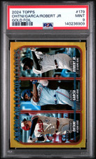 2024 Topps AL Leaders HR Shohei Ohtani Garcia Luis Robert Jr. Gold #179 PSA 9