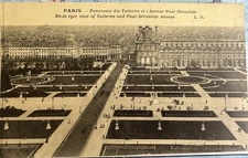 Various Views of Paris Postcard Booklet 20 Assorted B&W Early 1900's