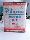 Polarine Motor Oil Can 2 Gallon Standard Oil Company  NICE OLD CAN!!! EMPTY — photo 4