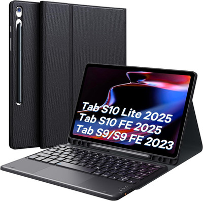 Earto Samsung Galaxy Tab Tastatur Für S10 Lite/ S10 FE 10.9 , Smart Touchpad, Ta
