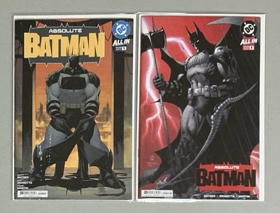  Absolute Batman #1 (2024) Cover A(damage) & Jim Lee 5th Print NM-(8.5-9.8) 