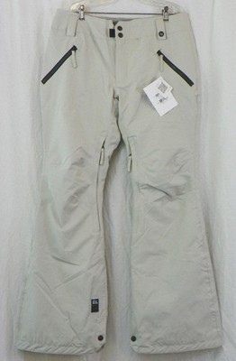 Ride Leschi Slim Fit Shell Snowboard Pants Womens Medium Toasted White New  886745124658|