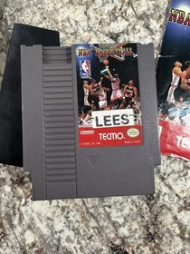 Tecmo NBA Basketball Official NBA Licensed Nintendo NES Game 1992
