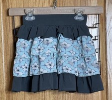 NEW Matilda Jane Character Counts Girls 4 Tiered Blue White Floral Skirt Girly