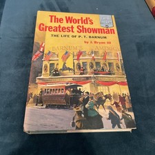 Landmark VTG book #64 World’s Greatest Showman  1956 HC DJ PT Barnum Circus Good