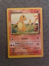 Pokémon TCG Charmander Base Set, Unlimited Common Card 46/102