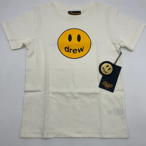 Drew House Kids Mascot Short Sleeve Tee - Off White NEW IN PACKAGING