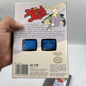 NES Nintendo The Black Bass - With Original Box