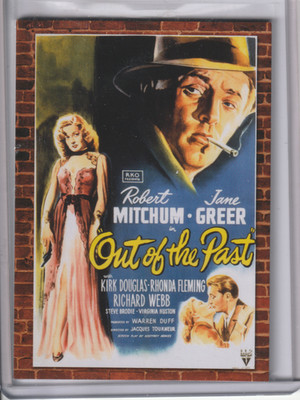 2009 Panini Americana Movie Posters Materials /500 Robert Mitchum #60