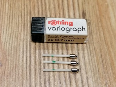 Rotring Variograph Docht für Version bis 07/86 - 3 x 0,7 mm - NEU+OVP