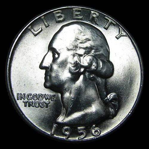 1956 Washington Quarter ---- Unc Coin ---- #PP929